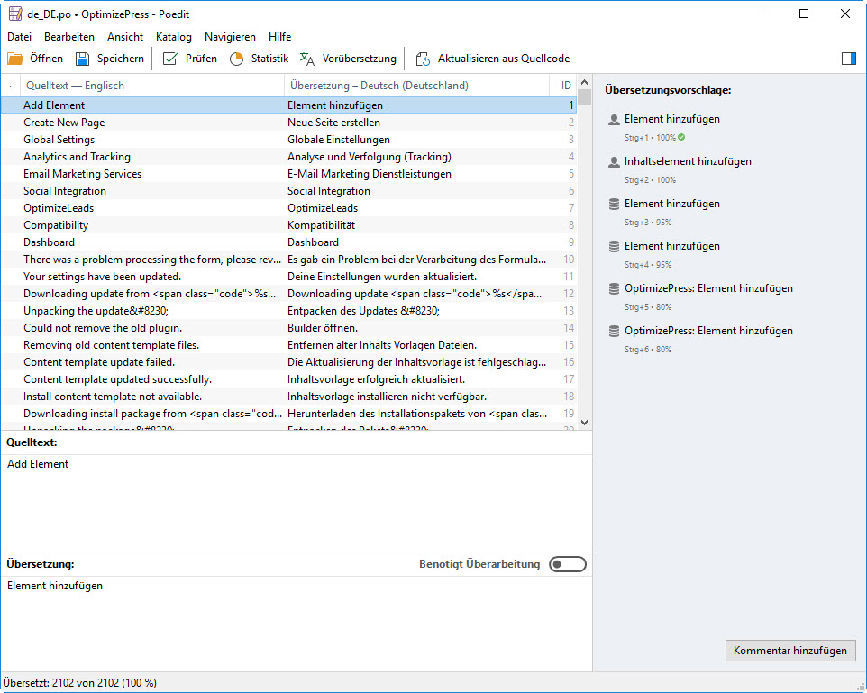 Das WP-Premium Plugin OptimizePress in deutscher Sprache
