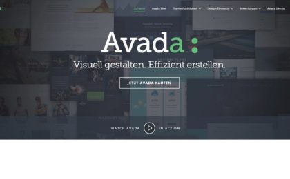 WP-Theme Avada in deutsch
